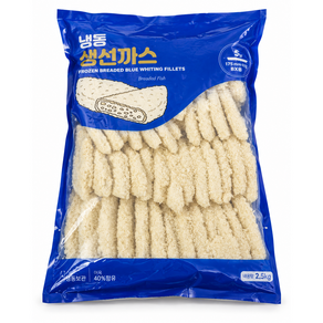 (마린피쉬) 냉동생선까스 (50g*50입) 가정용 식당용 업소용 대용량