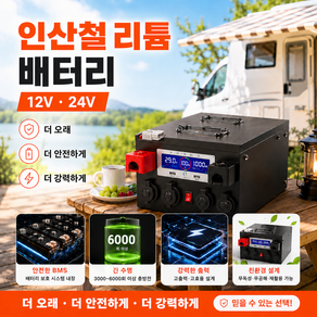 인산철 캠핑카 배터리 리튬 파워뱅크 차박 24v 12v 1000ah