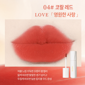 베이제 워터프루프 매트 립틴트 벨벳 텍스처 고발색 오래가는 무광 립컬러 LCY-05