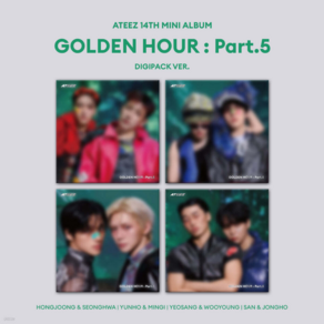 에이티즈 ATEEZ 미니 14집 GOLDEN HOUR Part.5 디지팩 유닛 버전