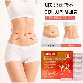 뱃살 다이어트 보조제 지방분해 탄수화물 컷팅제 식이섬유 유산균 포만감 녹차카테킨 단기간 슬림 정제형