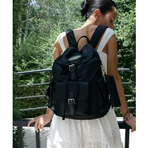 라츠유 Nostalgia Big Backpack BLACK