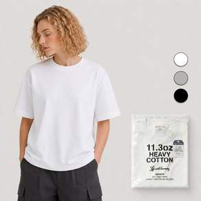 미넴 남녀공용 U.S.11.3oz 헤비코튼 반팔티