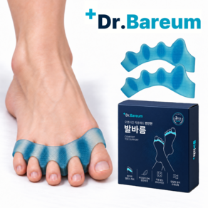 닥터바름 편안한 엄지발가락 분리 고정 발가락링 좌우세트