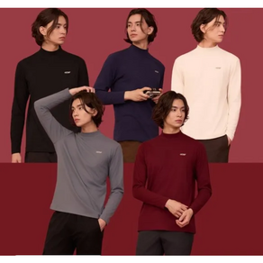 르까프 (26FW신상) 남성 데일리 양면 기모 티셔츠 5종