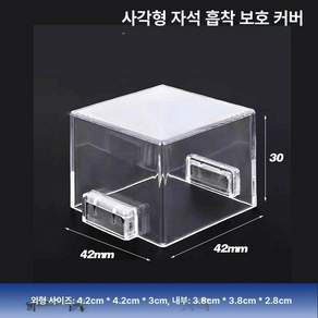 투명 버튼커버 스위치 덮개 비상정지버튼 원형 방수 원형 36x20mm