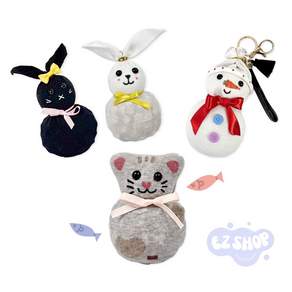 편백 양말 인형 만들기 DIY 세트 유아미술놀이, 고양이인형 색상랜덤 1세트 (P0000QVK), 1개