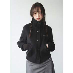 애즈온 DUMBO WOOL JACKET / BLACK