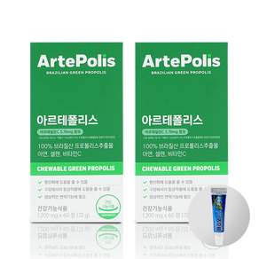 아르테폴리스 60정 +여행용미니치약구성