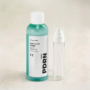 VT PDRN 광채토너 200ml (안개분사 스프레이 120ml 공병 포함)