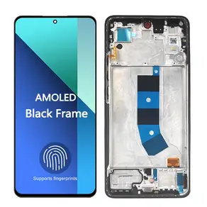 샤오미 레드미 노트 13 4G용 6.67인치 AMOLED 스크린 LCD 디스플레이 터치 어셈블리 교체