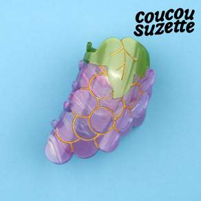 쿠쿠수제뜨 정품 과일 헤어집게핀 Coucou Suzette Fruits Hair Claw