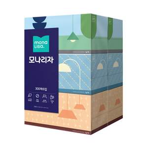 모나리자 천연펄프 미용티슈 2겹