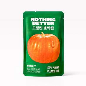 낫띵베럴 드링킷 유기농 호박즙 대용량 96포
