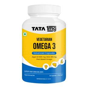 Tata 1mg Vegetarian |1000 mg Algal Oil with 400mg Tablets