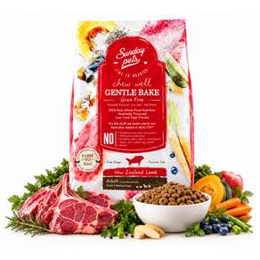 젠틀베이크 그레인프리 양고기-어덜트 2.8 lb (1.3kg) 강아지사료 1.3kg