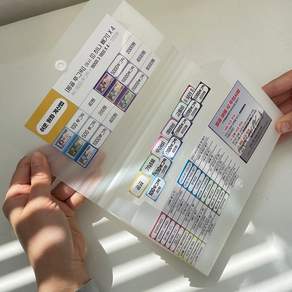 바니르 여행 지갑 몽골 태국 필리핀 베트남 포켓파일+스티커 택1