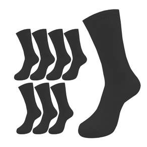 PRS [290~320mm] 남성용 빅사이즈 큰발 왕발 특대 롱밴드 무지 장목 양말 8켤레