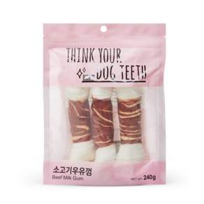 THINK TOUR DOG 소고기 연어 오리 치킨 딩고 우유껌
