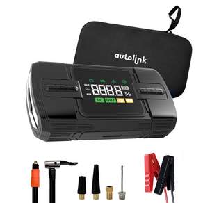 아우토링크 자동차 점프스타터 + 타이어공기압주입기 + 보조배터리지원 가능, 1세트, 12000mAh