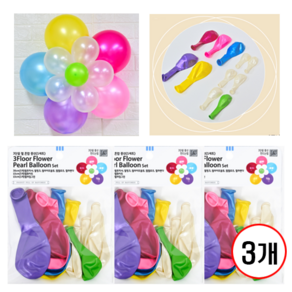 3단꽃 펄풍선(1세트)