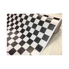 자동차 랩핑지 무광 체크무늬 카스킨 시트지 152cm x 30cm