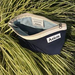 아에이오우 Aeiou Basic Pouch (L size) Indigo blue 189010