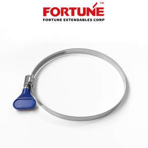 [FORTUNE] 포춘 집진호스 클램프 W10221K-2 4인치(100mm) KEY HOSE CLAMP 호스밴드