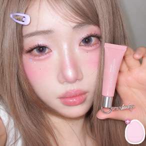 촉촉 리퀴드 블러셔 리퀴드 블러시 생기광치크 수채화블러셔 브러시형 리퀴드 블러셔 자연 발색 밀착 치크 데일리 볼터치 1등블러쉬 핑거퍼프증정
