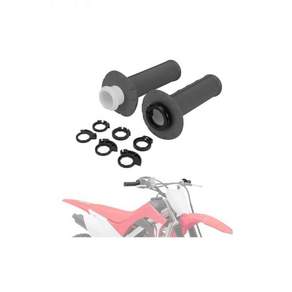 KLX 140 KLX300R CRF250F CRF300L YZ250F DRZ400 TW200 YFZ450 더트 핏 바이크 ATV 블랙용 오토바이 잠금 그립 78핸들바 핸들 유니