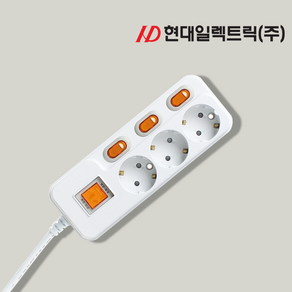 멀티탭 3구 과부하차단 국산 콘센트