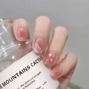 착용형 네일아트 손톱팁 짧은손톱 숏네일 인조팁