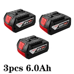 BOSCH 오리지널 리튬 배터리 팩 충전식 배터리 오리지널 도구 6.0AH 5.0AH 4.0AH 3.0AH 18V