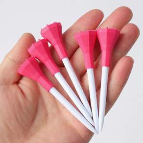 다니1 나이스샷 골프티 5개입 롱롱티 84mm 레드 플라스틱골프티