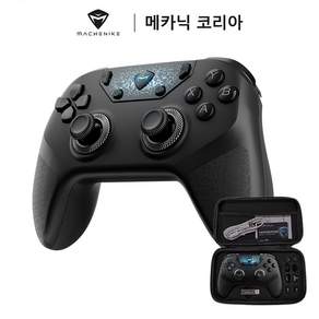MACHENIKE F1 블랙 무선 8K 게임패드 듀얼8K 교체형 조이스틱 6매크로 1500mAh TMR 홀스틱
