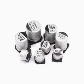 220uF 4V 알미늄 전해콘덴서/SMD(10개 묶음)