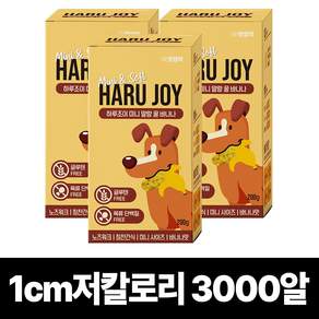 펫생각 하루조이 미니 저칼로리 꿀바나나 노즈워크 강아지 간식 다이어트 칭찬 보상 교육 훈련용 대용량 간식