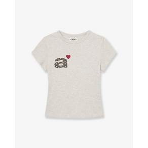 (국내배송정품) AEAE DOT SMALL LETTER TEE [OATMEAL] AE46SWTS008OAT 113344