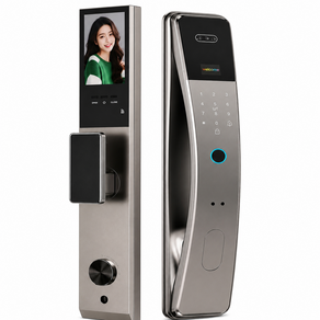 KEYNEX 스마트 디지털 도어록 얼굴인식 지문잠금 비디오폰 및 출입문 비밀번호 잠금