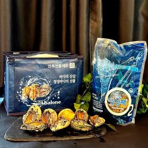 완도 전복 선물세트 1kg 소 22 25미