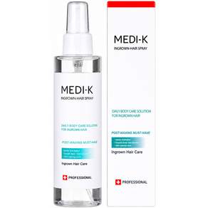 약국입점 메디케이 인그로운헤어 스프레이 대용량 150ml 제모 왁싱후 관리 진정 닭살 모공각화 브라질리언 겨드랑이 각질케어