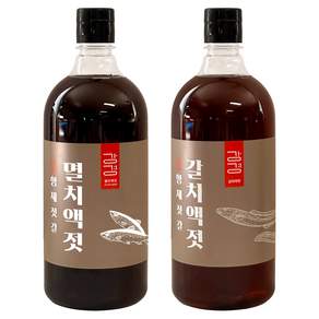 국산 골드멸치액젓+갈치액젓 2종세트 국산액젓 원액100%