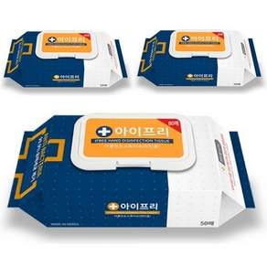 아이프리 더 클린 에탄올 손소독티슈 캡형