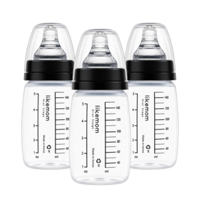 라이크맘 신생아용 PP 젖병 그레이 150ml 3개