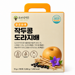오가닉가든 맑은하루 작두콩 도라지배 스틱 100p