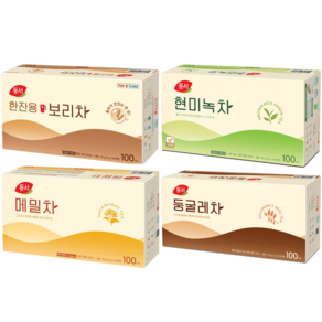 동서 현미녹차 100T + 동서 둥굴레차 100T + 동서 메밀차 100T + 동서 한잔 보리차 100T