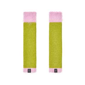 유쓰배쓰 Color knit hand warmer_green