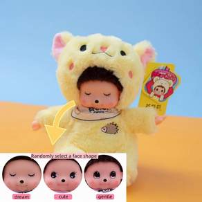 몬치치 양 게 돌고래 얼굴 변형 플러시 인형 봉제인형