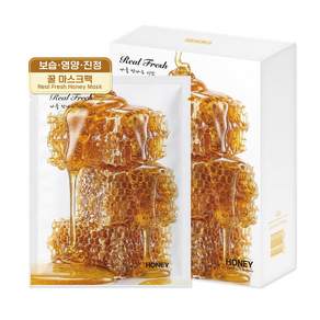 메디올가 리얼프레쉬 마스크팩 허니 고보습 영양 진정 마스크 팩