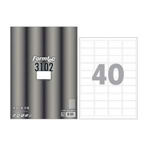 LS-3102 40칸 100매 바코드용 라벨 레이저 잉크젯 겸용(LS3102)